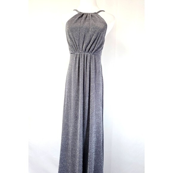 NWT Show Me Your Mumu Amanda Maxi in Smoke Dancing Queen Sparkle XS Bridesmaid - Picture 3 of 12